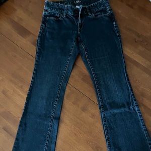 Ann Taylor Loft curvy boot cut jeans